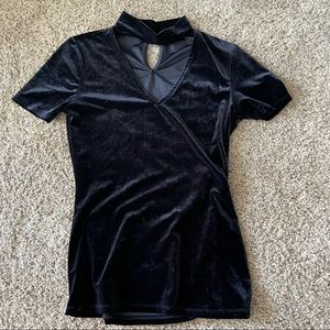 Forever 21 Velvet Black Top